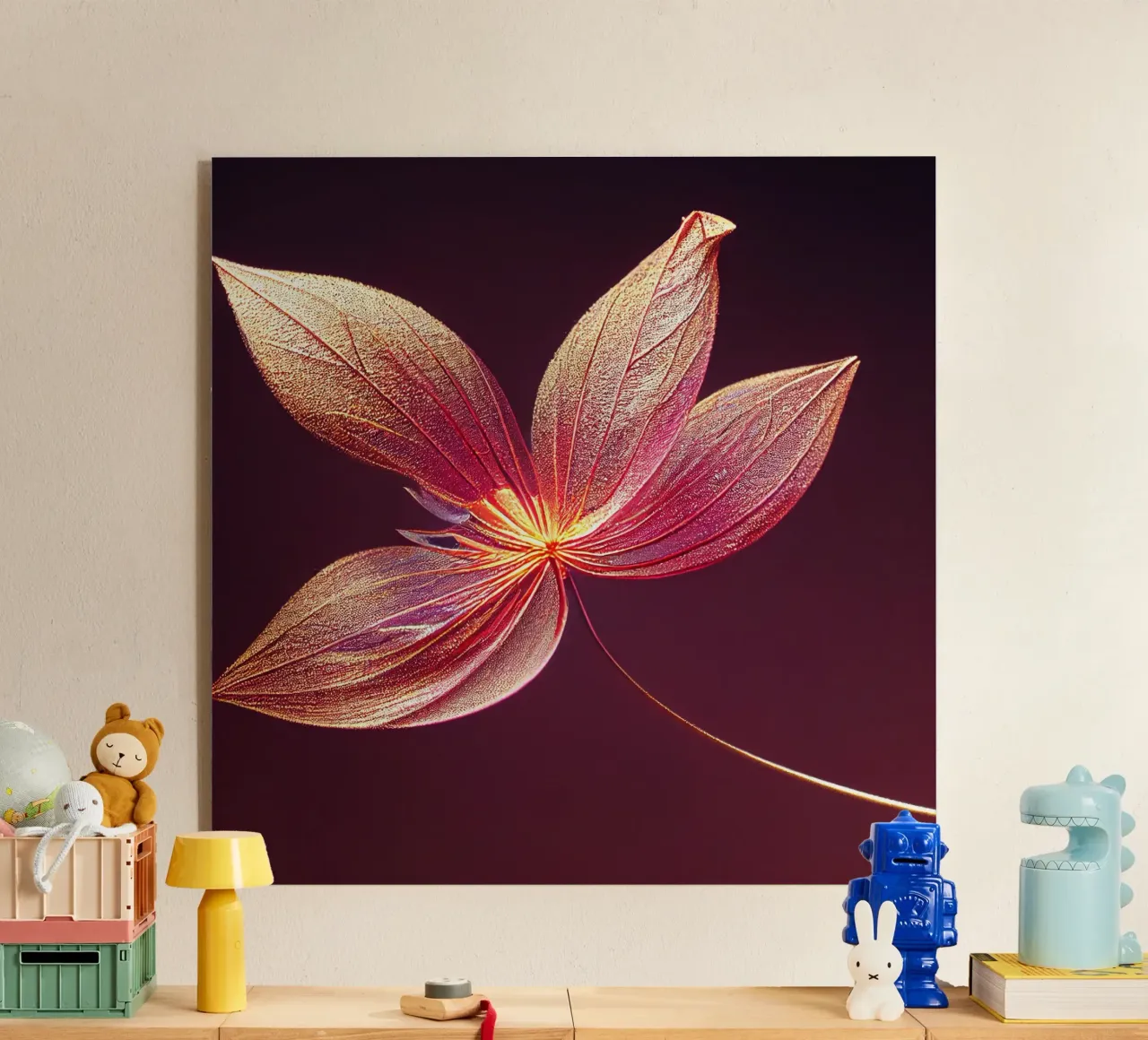 Macro Delonix Regia Flower plexiglass da Bold Blooms