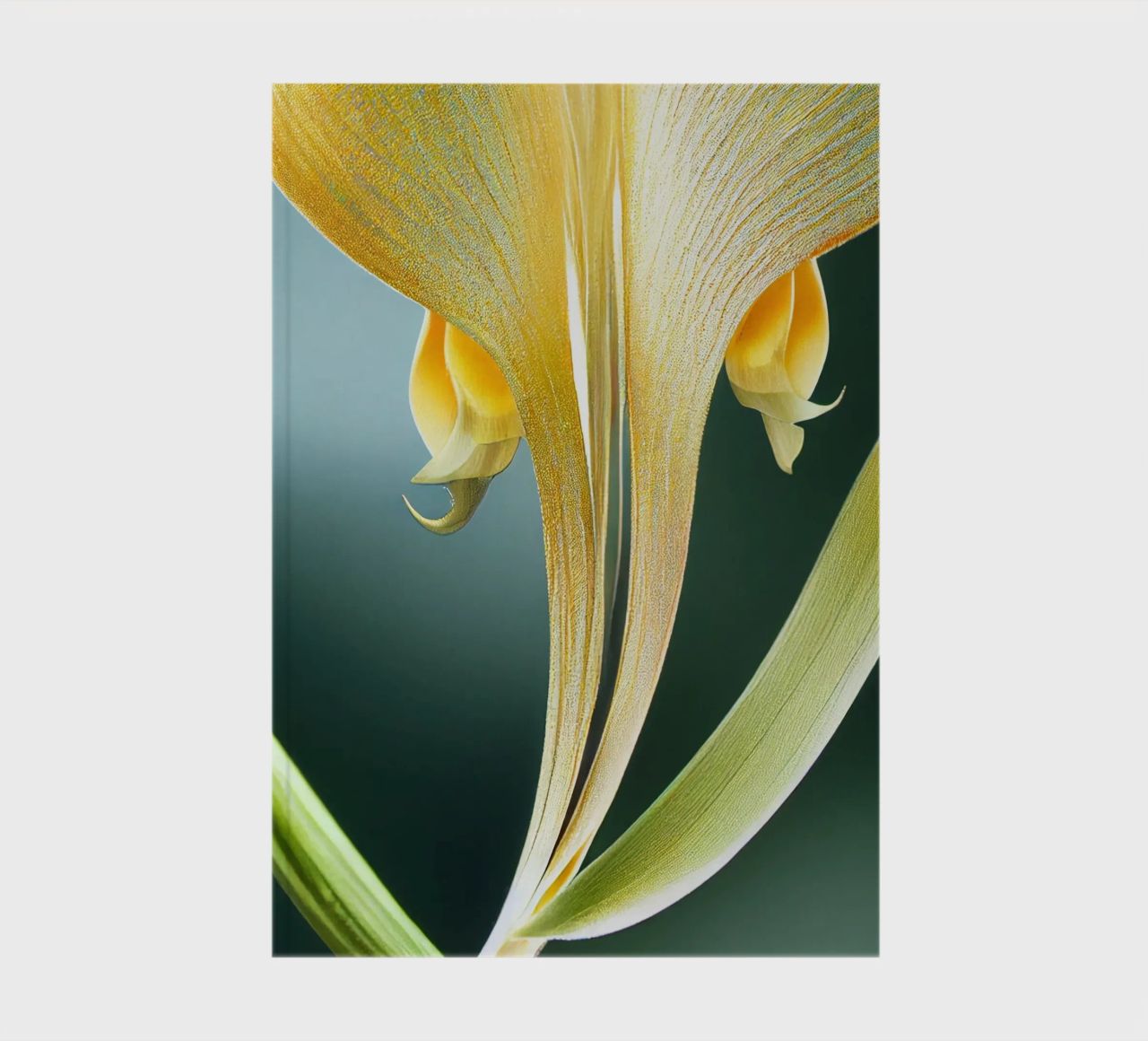 Macro fiore di orchidea coda di volpe diario da Bold Blooms