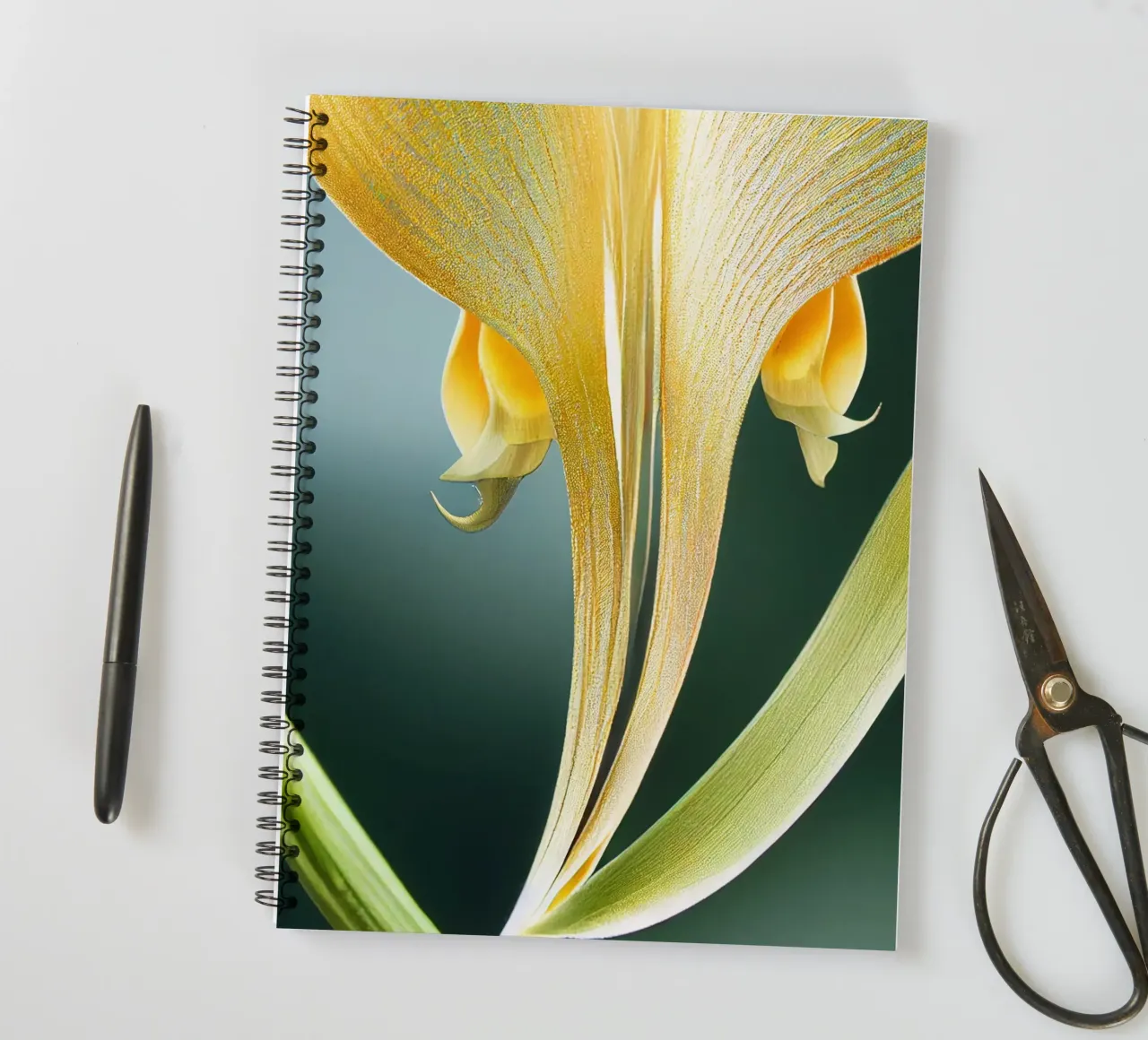 Macro fiore di orchidea coda di volpe diario ad anelli da Bold Blooms