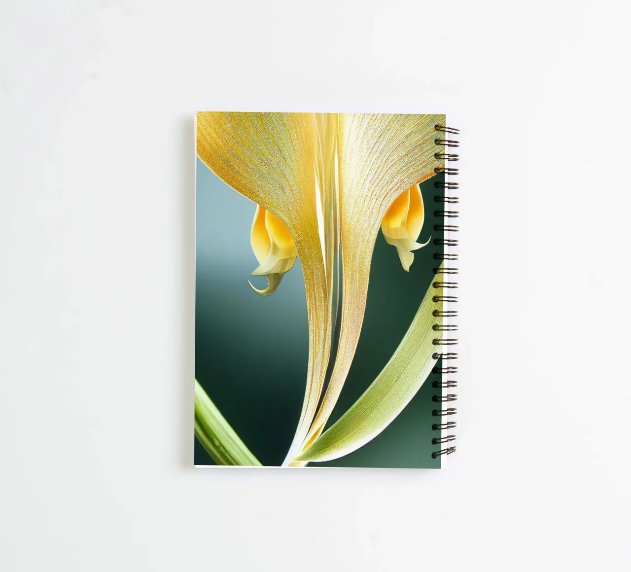 Macro fiore di orchidea coda di volpe diario ad anelli da Bold Blooms