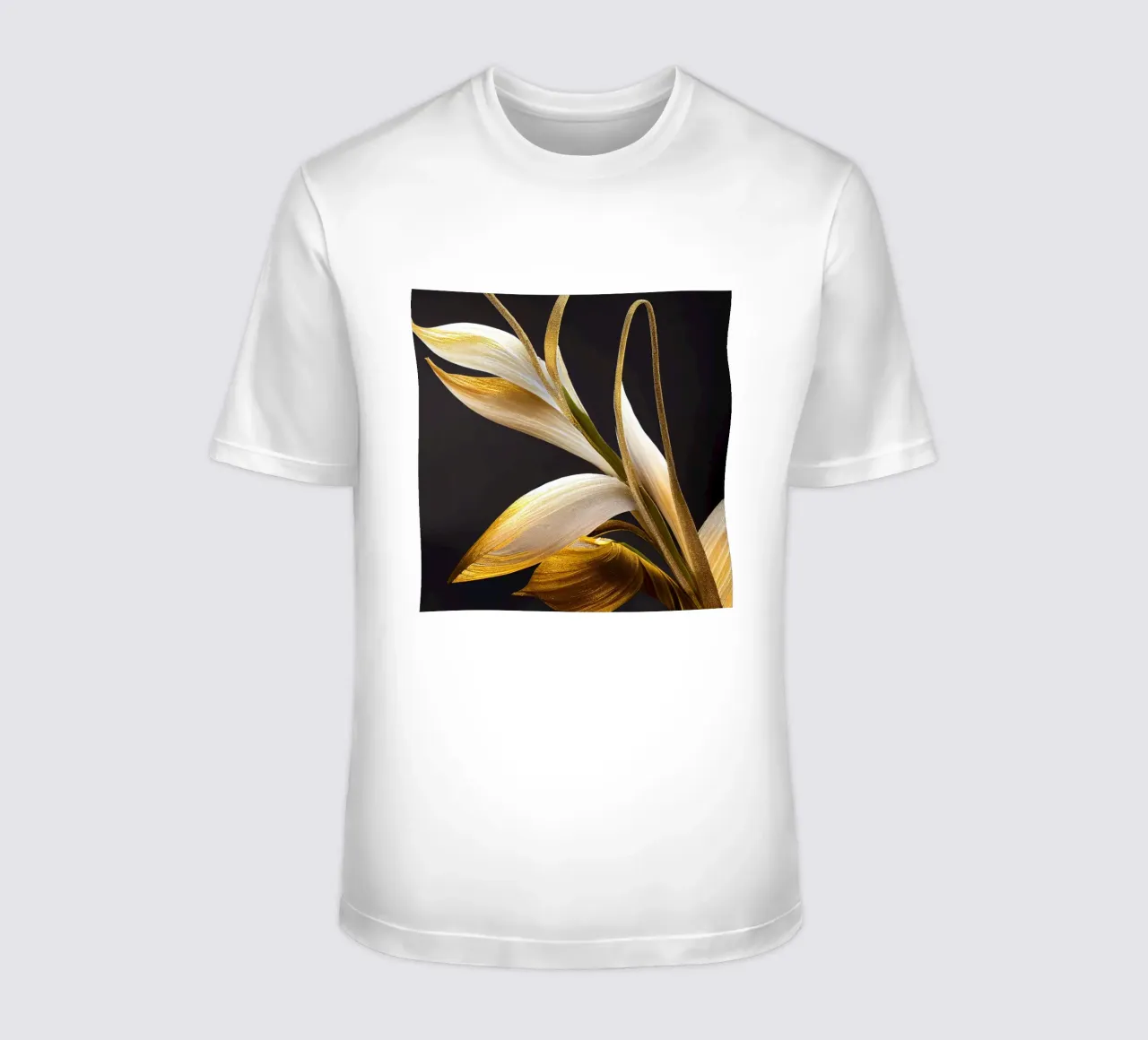 Macro fiore di orchidea coda di volpe t-shirt da Bold Blooms
