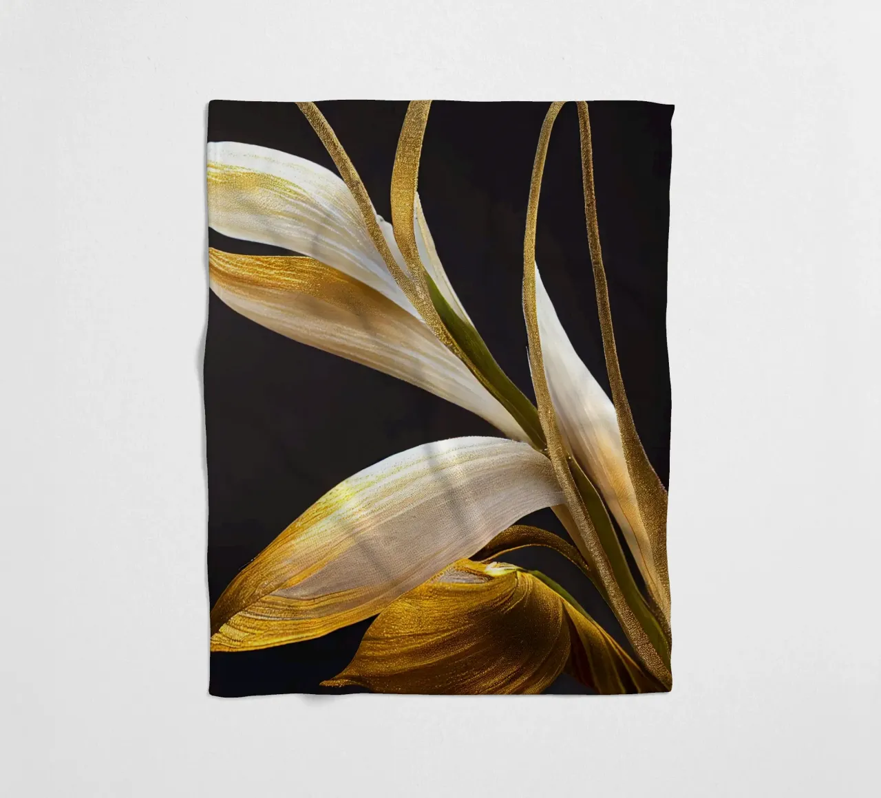 Macro fiore di orchidea coda di volpe coperta in pile da Bold Blooms