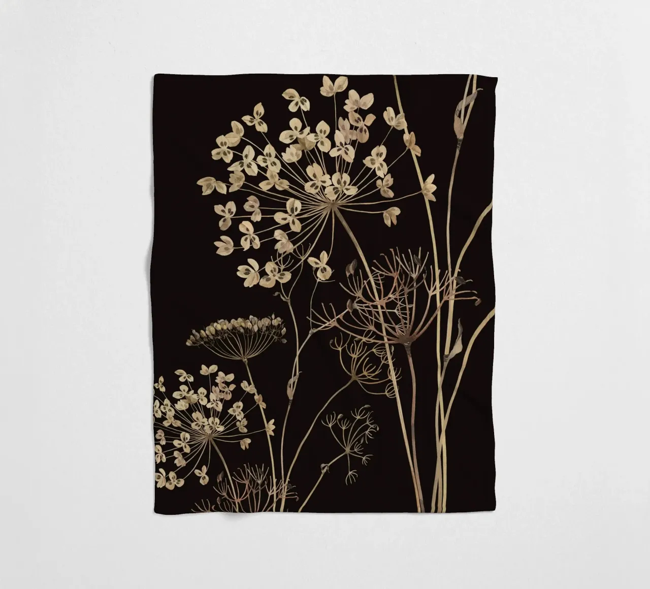 Fiori selvatici 10 coperta in pile da ThingDesign