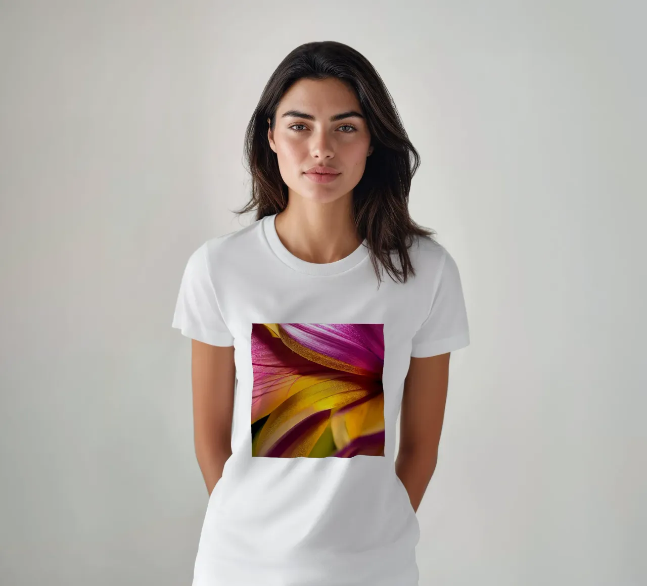 Macro Glory Lily Flower t-shirt da Bold Blooms