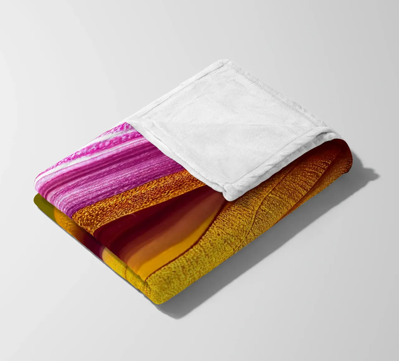 Macro Glory Lily Flower fleece blanket by Bold Blooms
