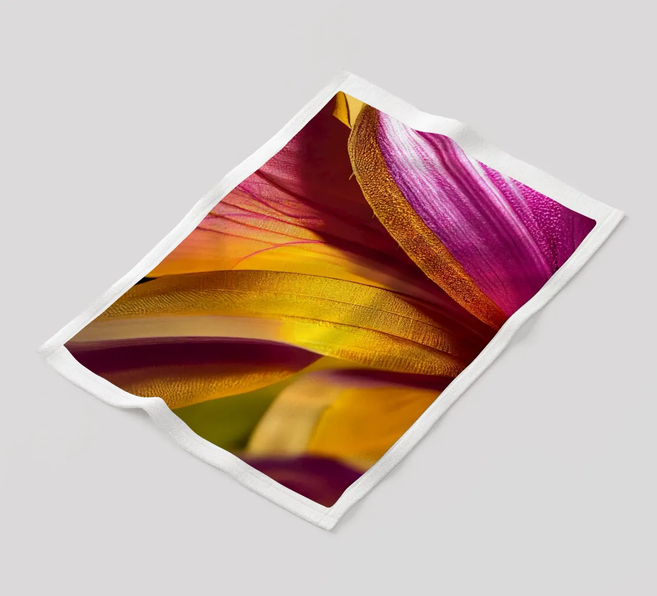 Macro Glory Lily Flower fleece blanket by Bold Blooms