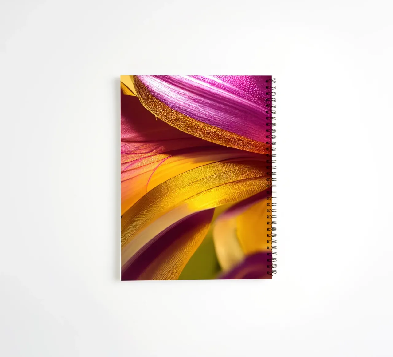 Macro Glory Lily Flower spiral notebook by Bold Blooms
