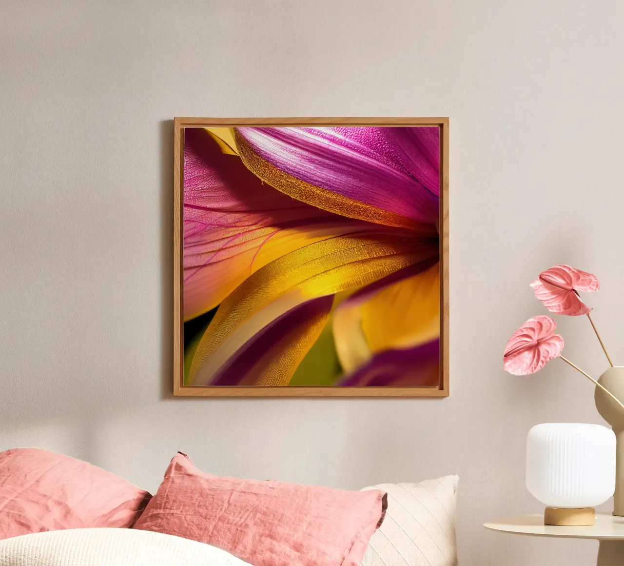 Macro Glory Lily Flower alluminio dibond da Bold Blooms