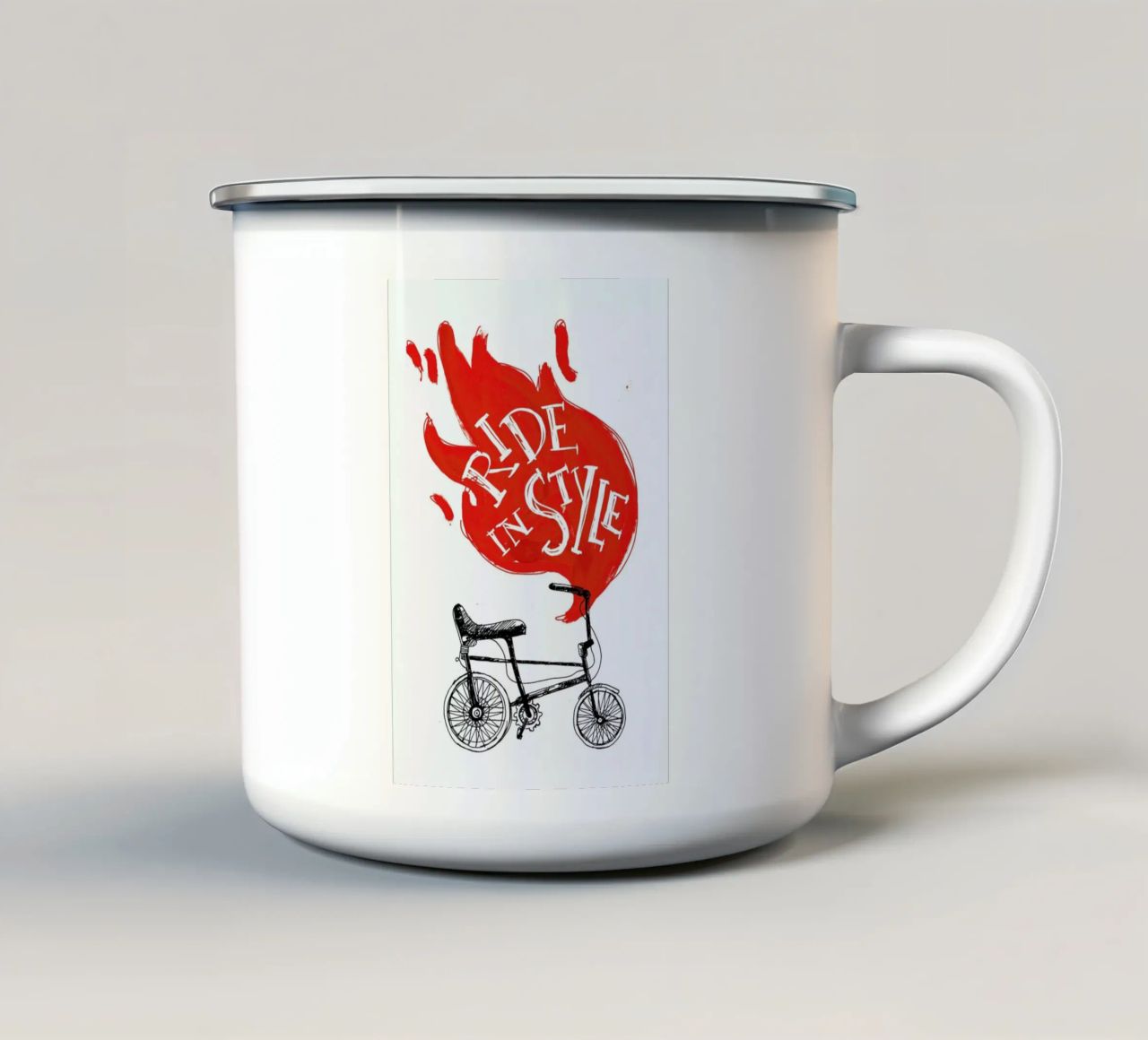 Ride tazza in smalto da Doozal