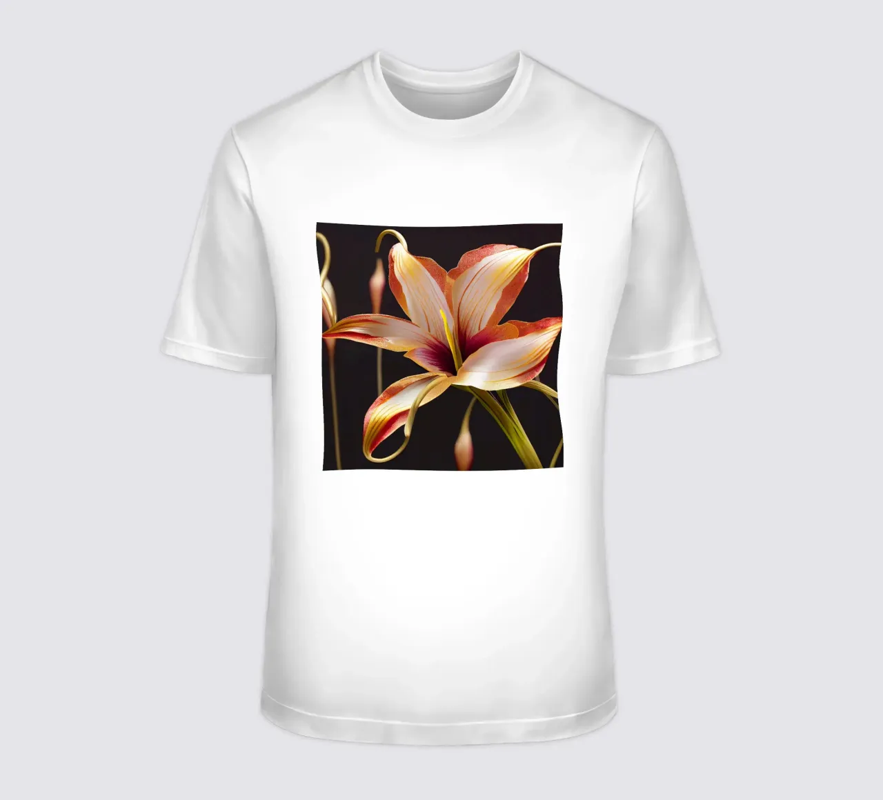 Macro Glory Lily Flower t-shirt da Bold Blooms
