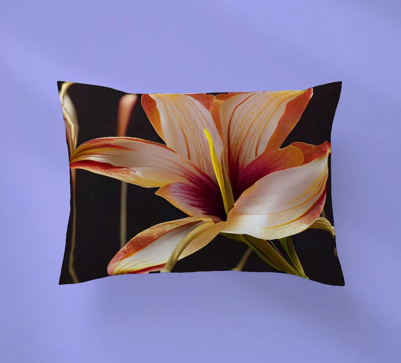 Macro Glory Lily Flower cuscino da Bold Blooms