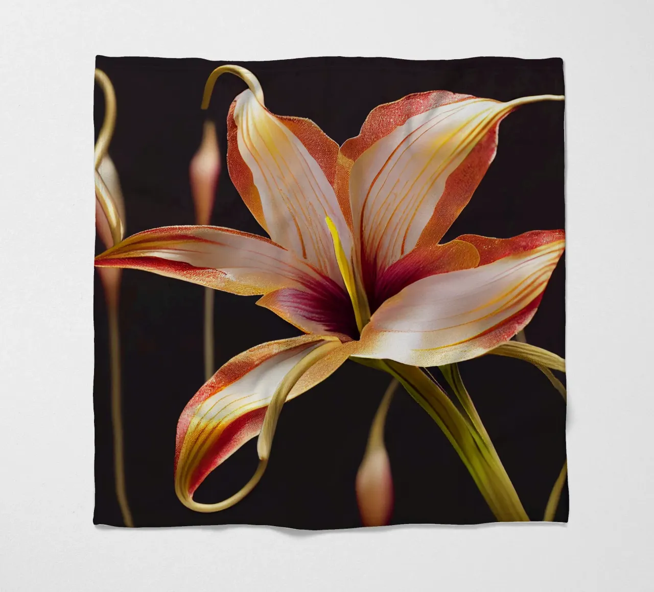 Macro Glory Lily Flower coperta in pile da Bold Blooms