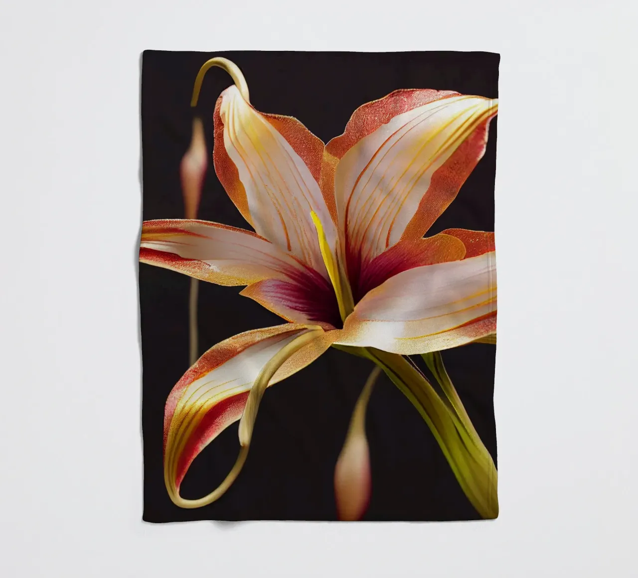 Macro Glory Lily Flower coperta in pile da Bold Blooms