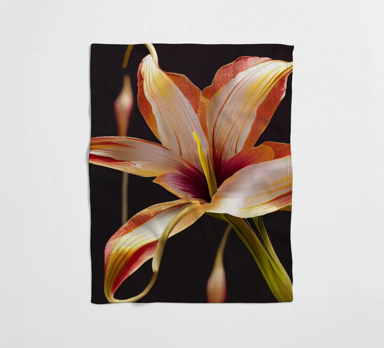 Macro Glory Lily Flower coperta in pile da Bold Blooms