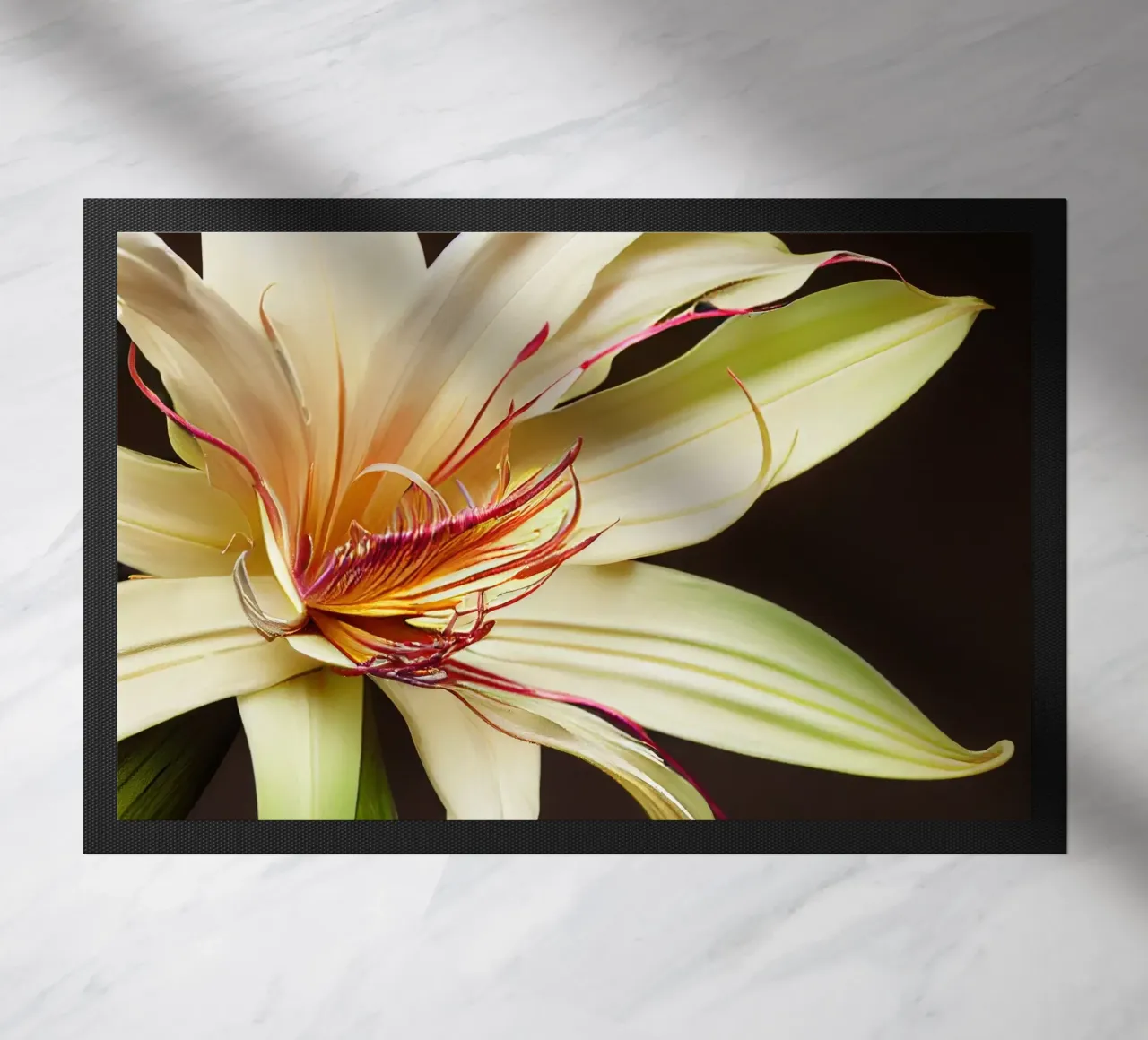 Macro Grande fiore di giglio crinum zerbino da Bold Blooms