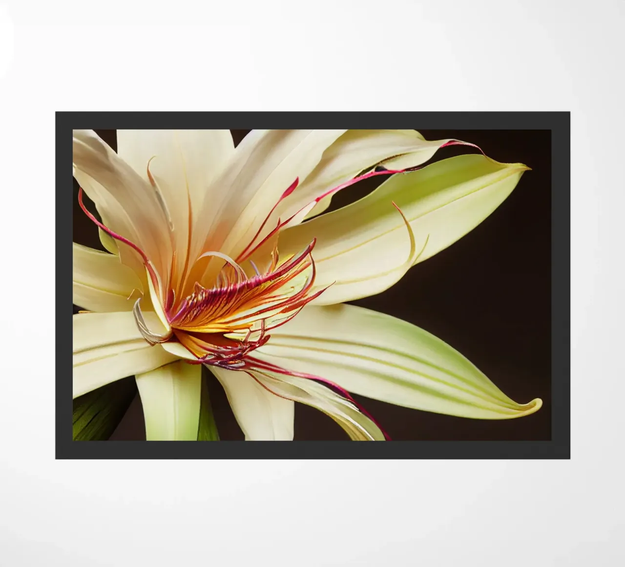 Macro Grande fiore di giglio crinum zerbino da Bold Blooms