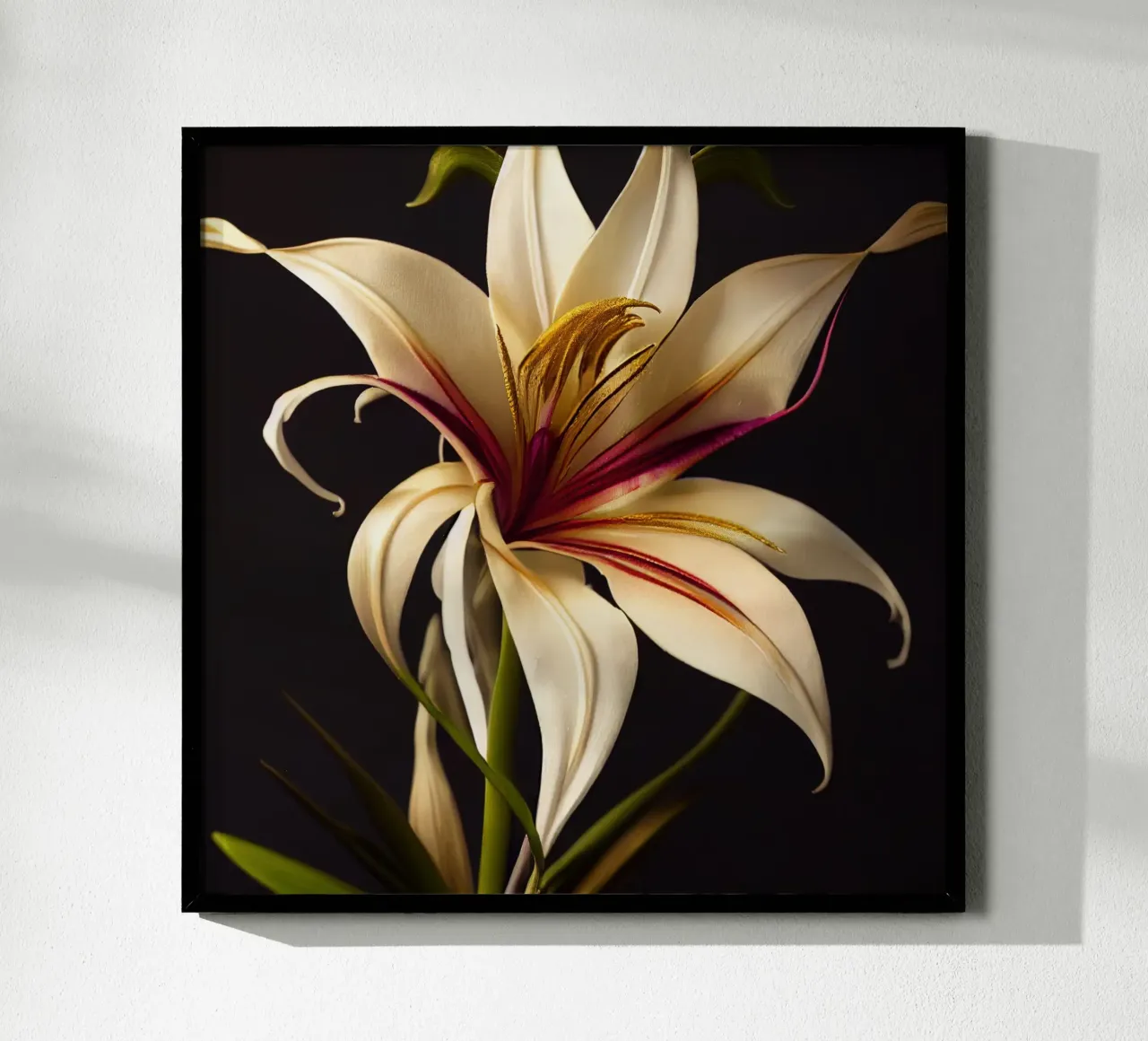 Macro Grand Crinum Lily Flower poster de Bold Blooms