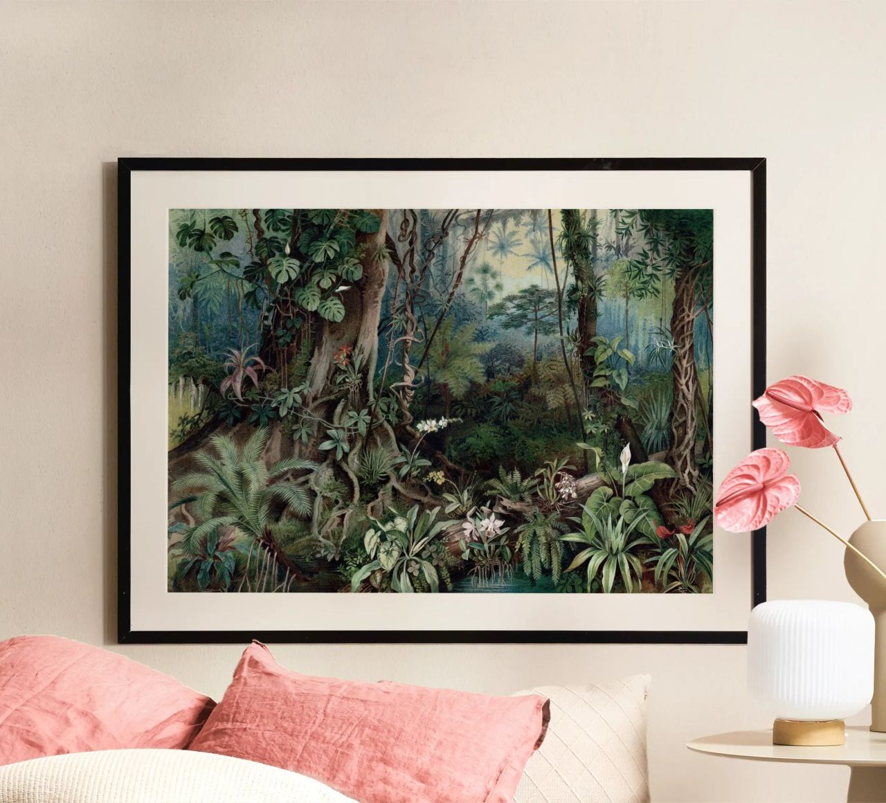 Vintage Meyers 5 Tropenwald poster de Vintage Print Collection