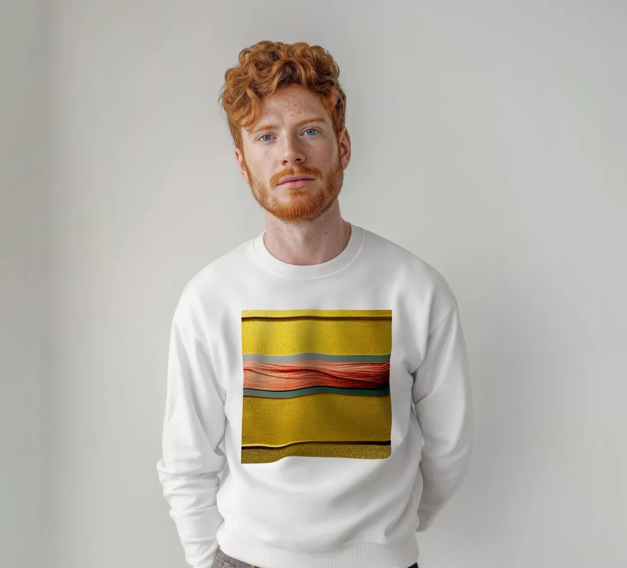 Macro Hiptage Flower sweatshirt by Bold Blooms