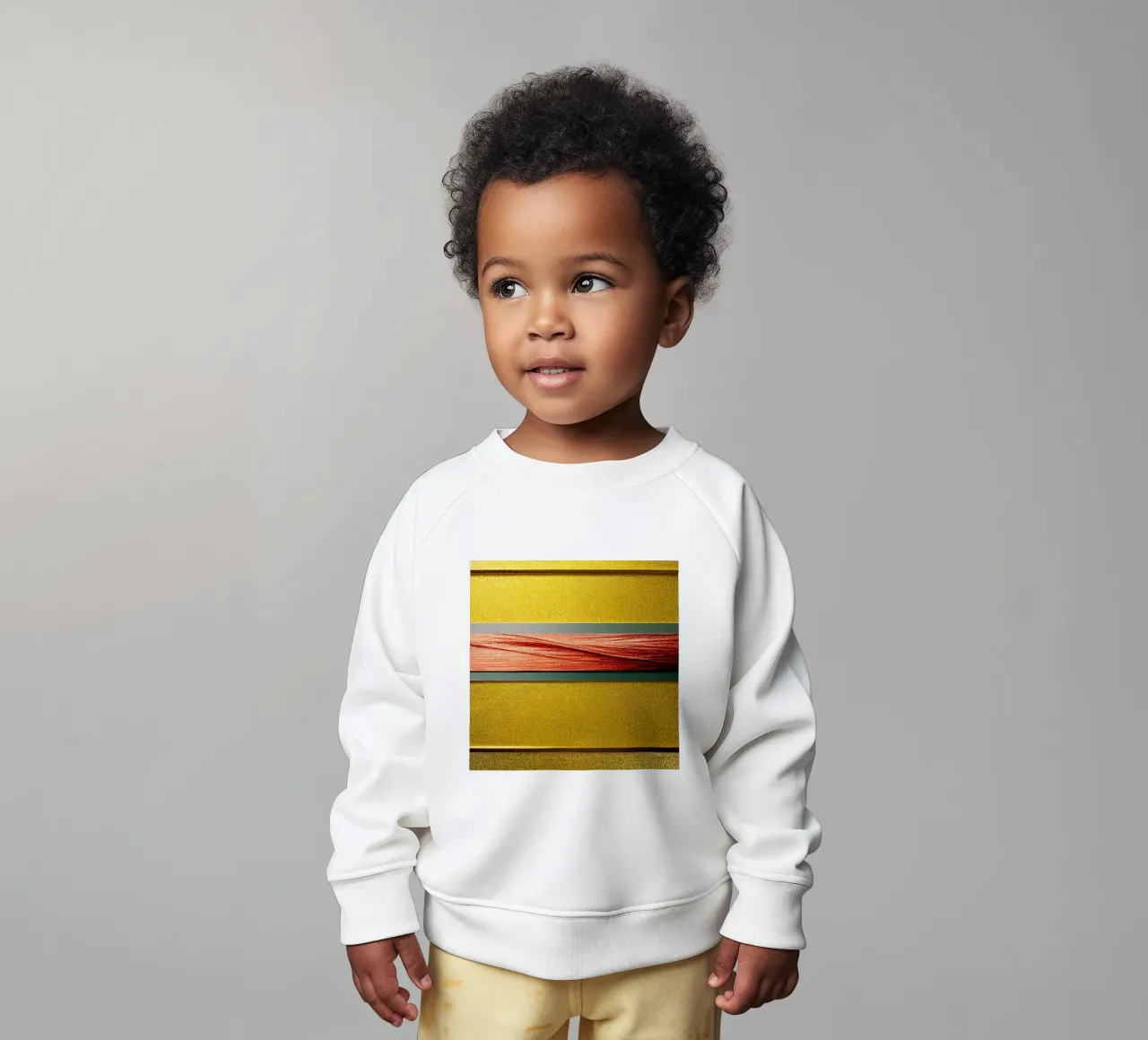 Macro Hiptage Flower baby sweatshirt by Bold Blooms