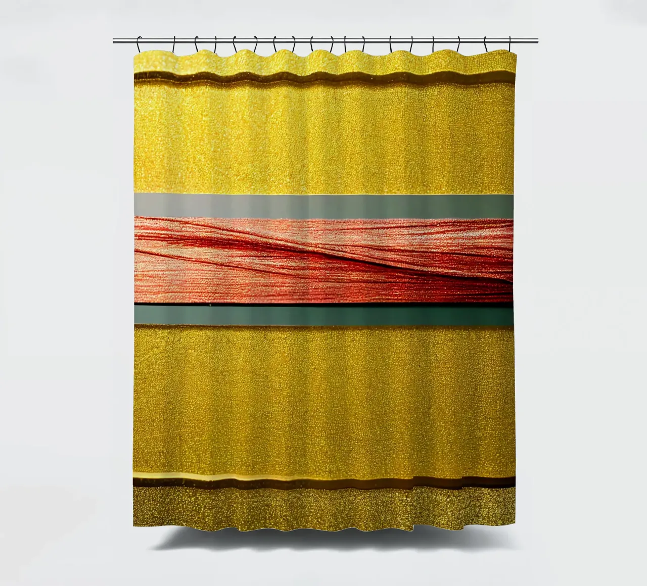 Macro Hiptage Flower shower curtain by Bold Blooms