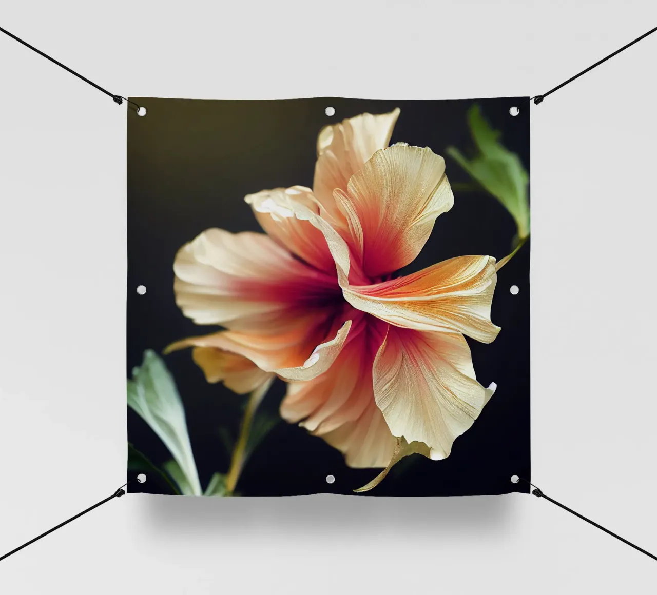 Macro fiore di agrifoglio telo in pvc da Bold Blooms