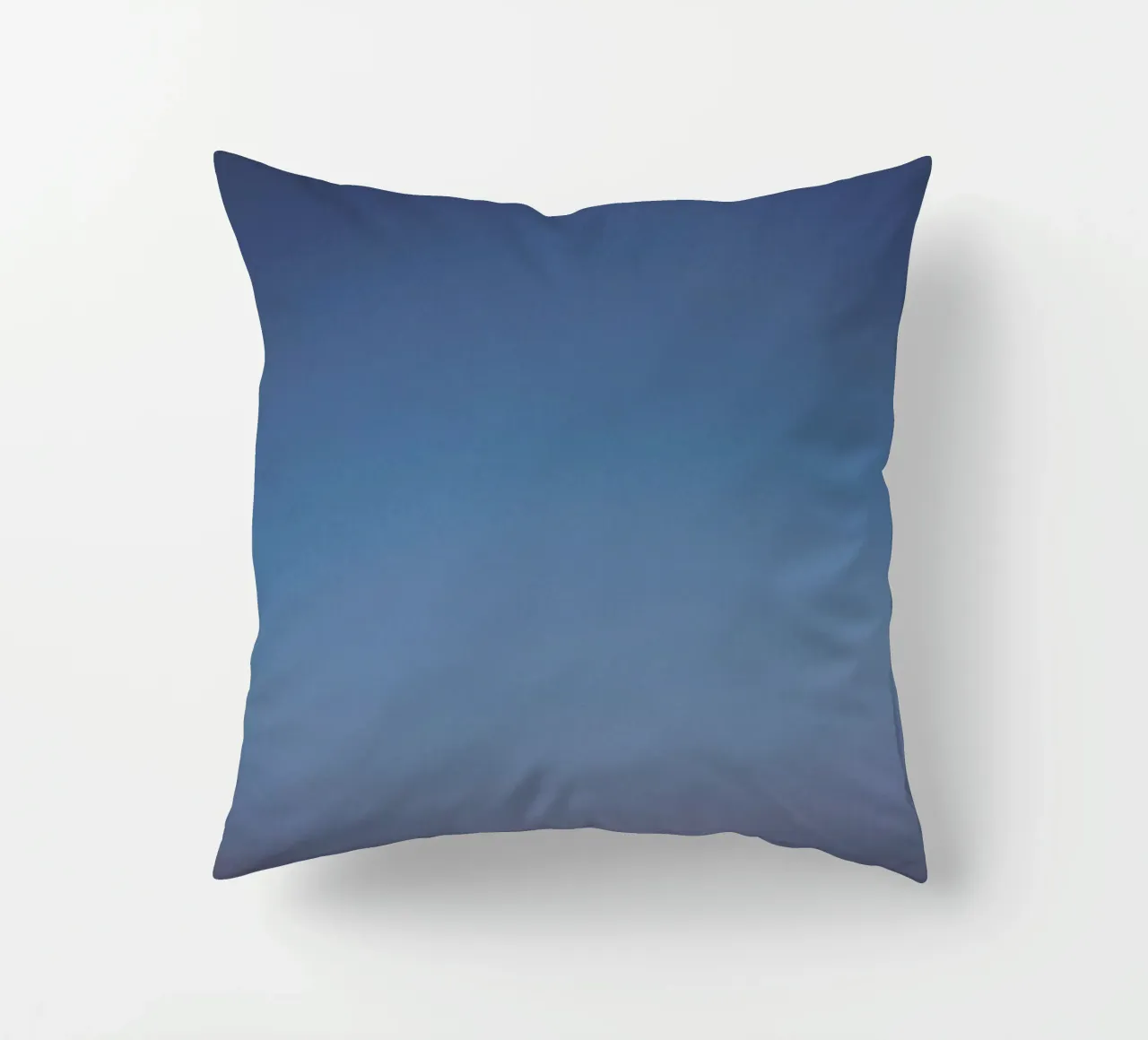 Blue decorative cushion by Chris Abatzis