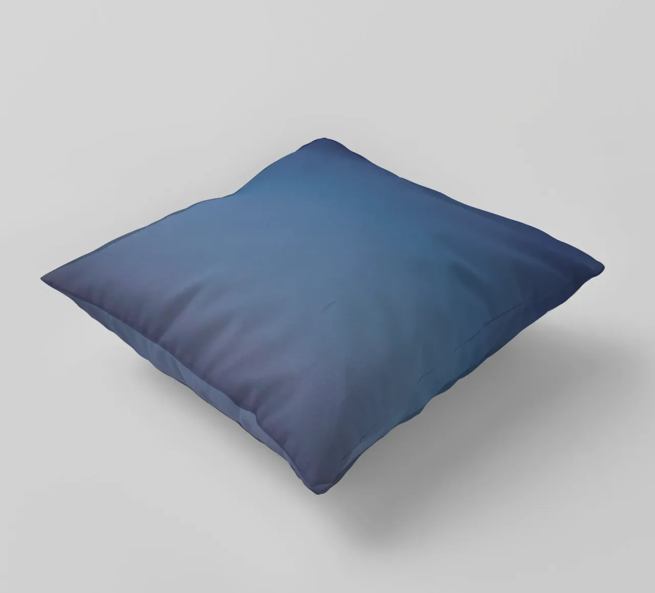 Blue decorative cushion by Chris Abatzis
