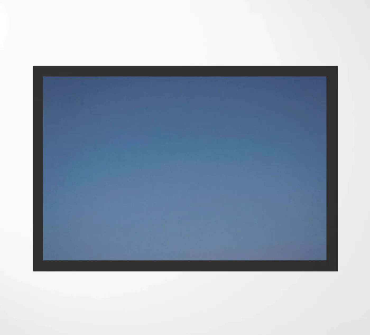 Blue doormat by Chris Abatzis