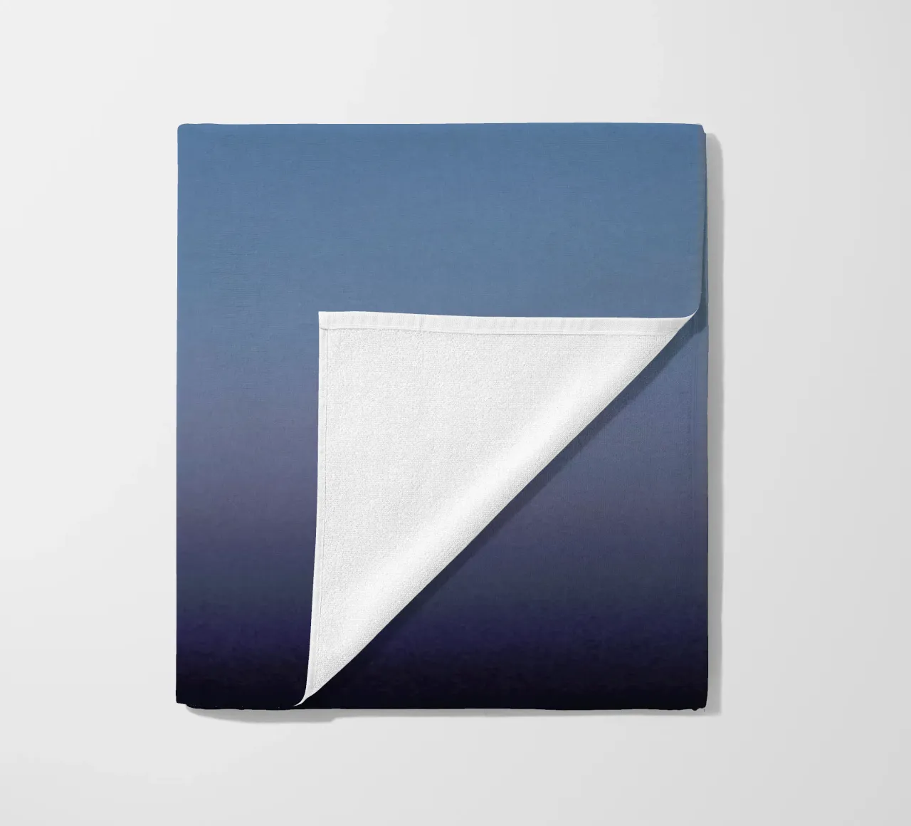 Blue beach towel by Chris Abatzis