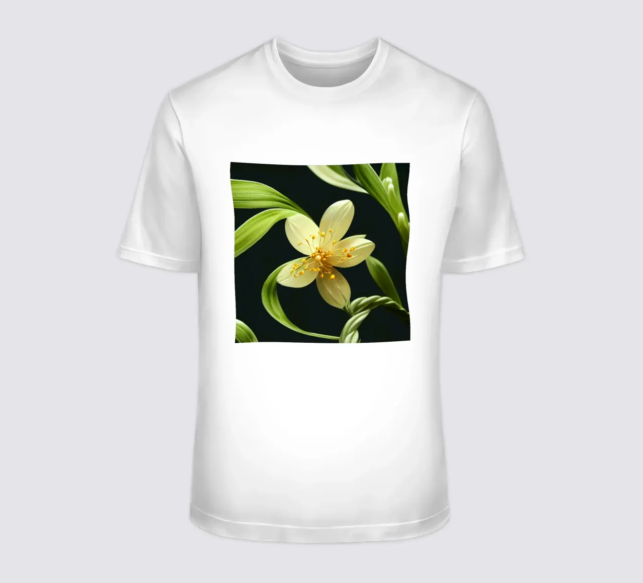 Macro fiore di iperico t-shirt da Bold Blooms