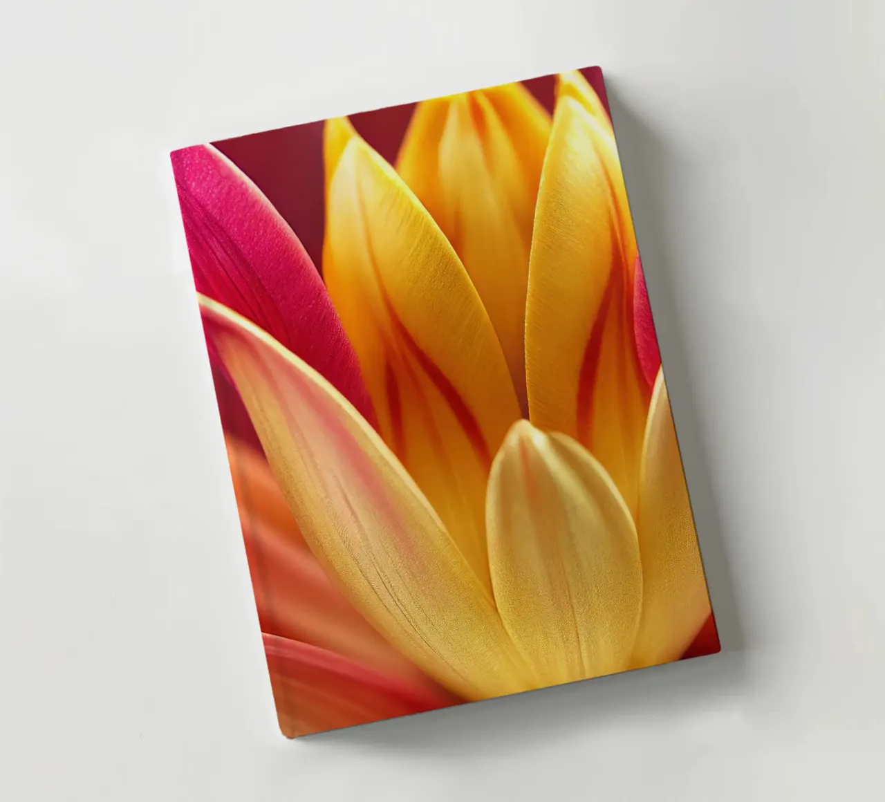 Macro Indian Tulip Flower notebook by Bold Blooms