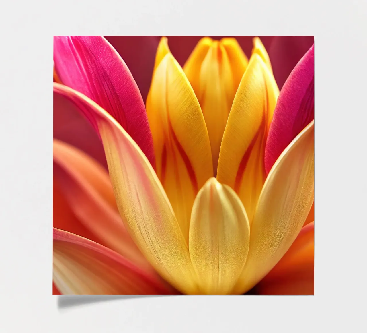 Macro fleur de tulipe indienne planche autocollant de Bold Blooms