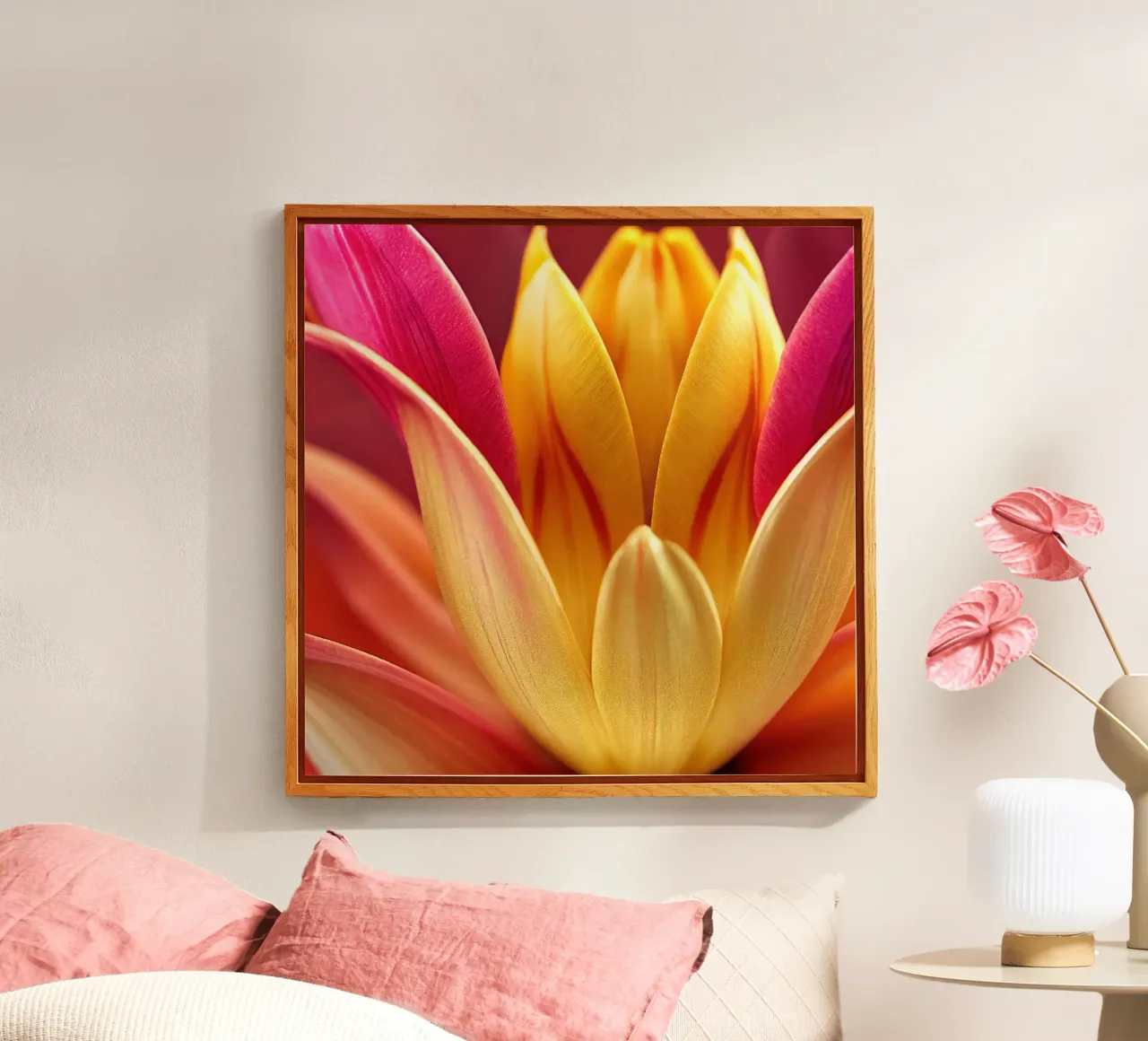 Macro fiore di tulipano indiano plexiglass da Bold Blooms