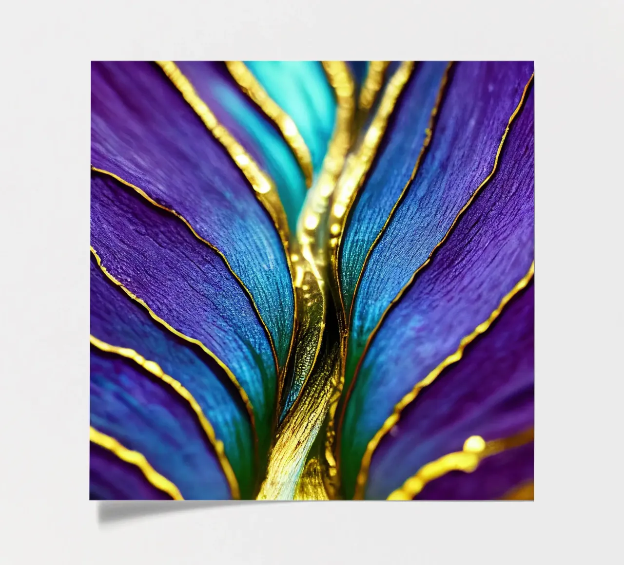 Macro Fiore indaco foglio adesivo da Bold Blooms