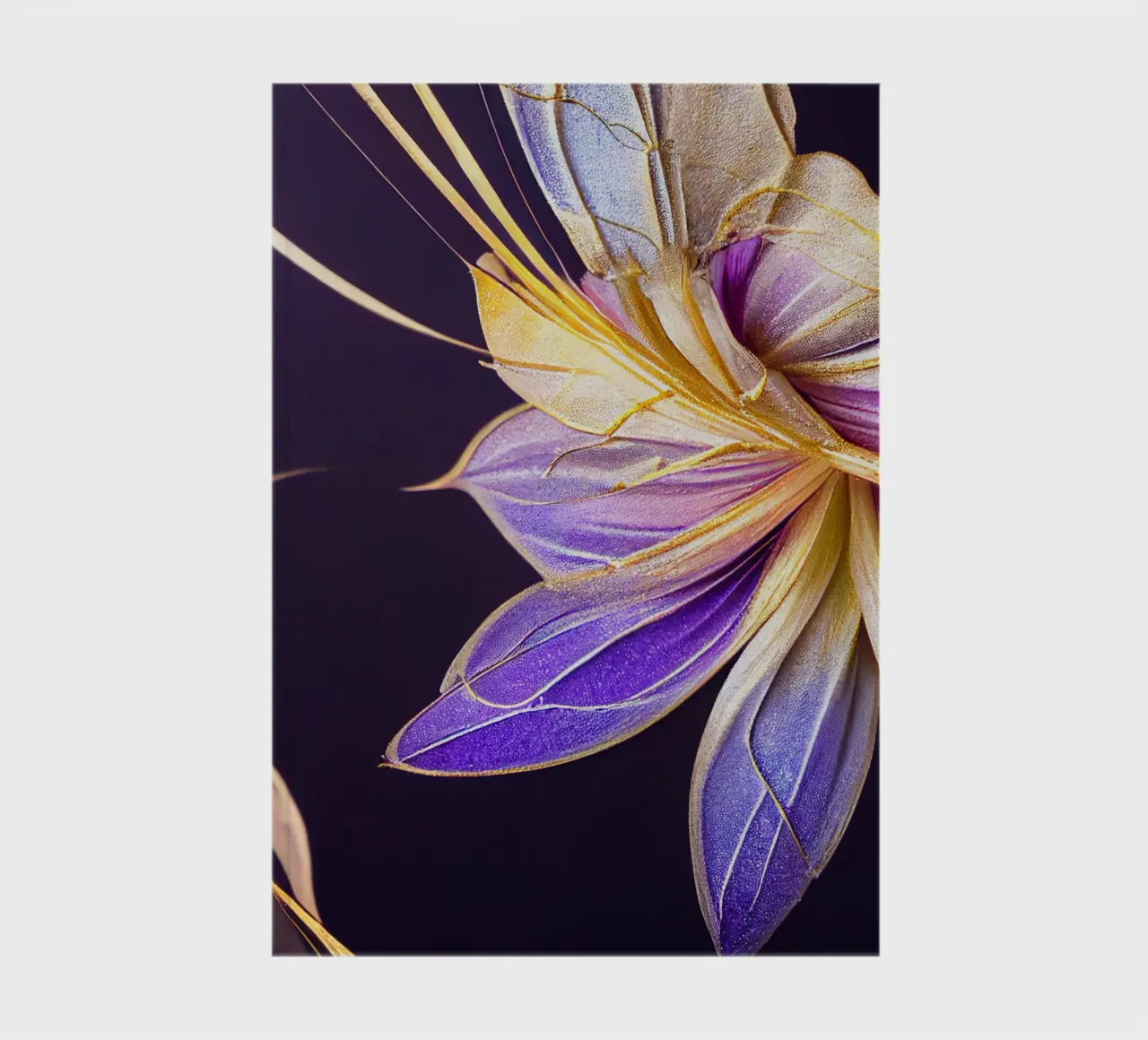 Macro Fiore indaco diario da Bold Blooms