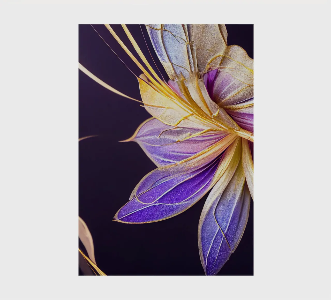 Macro Fiore indaco diario da Bold Blooms