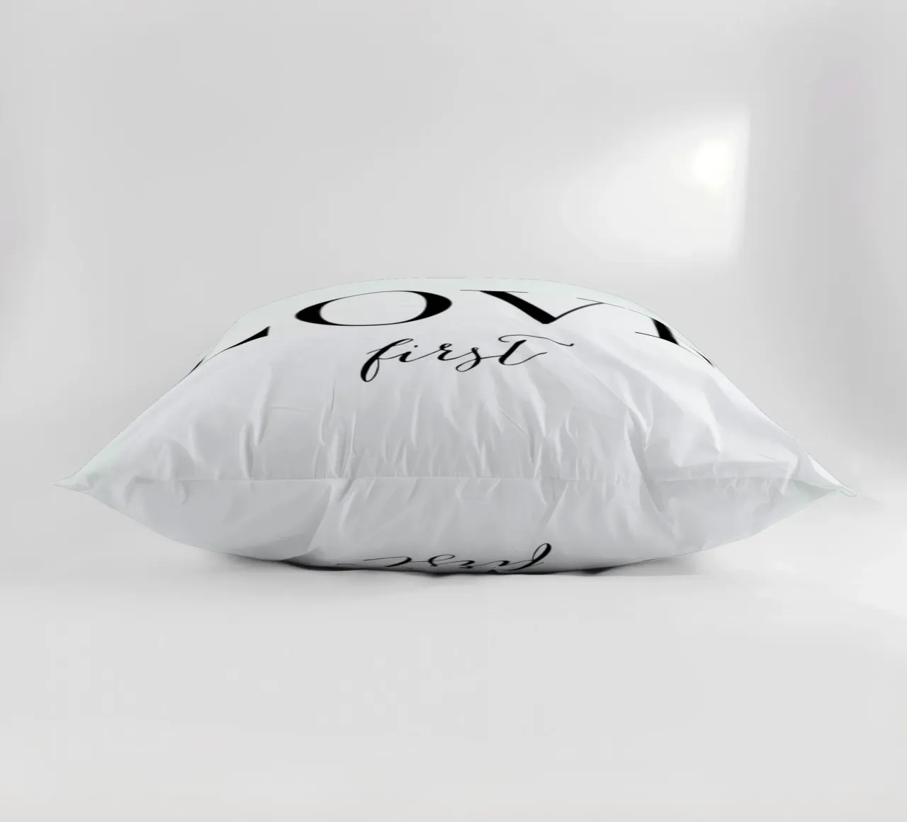 Love First decorative cushion by Amy & Kurt
