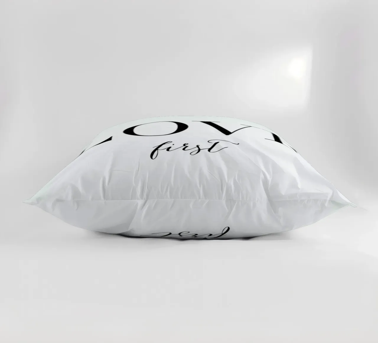 Love First decorative cushion by Amy & Kurt