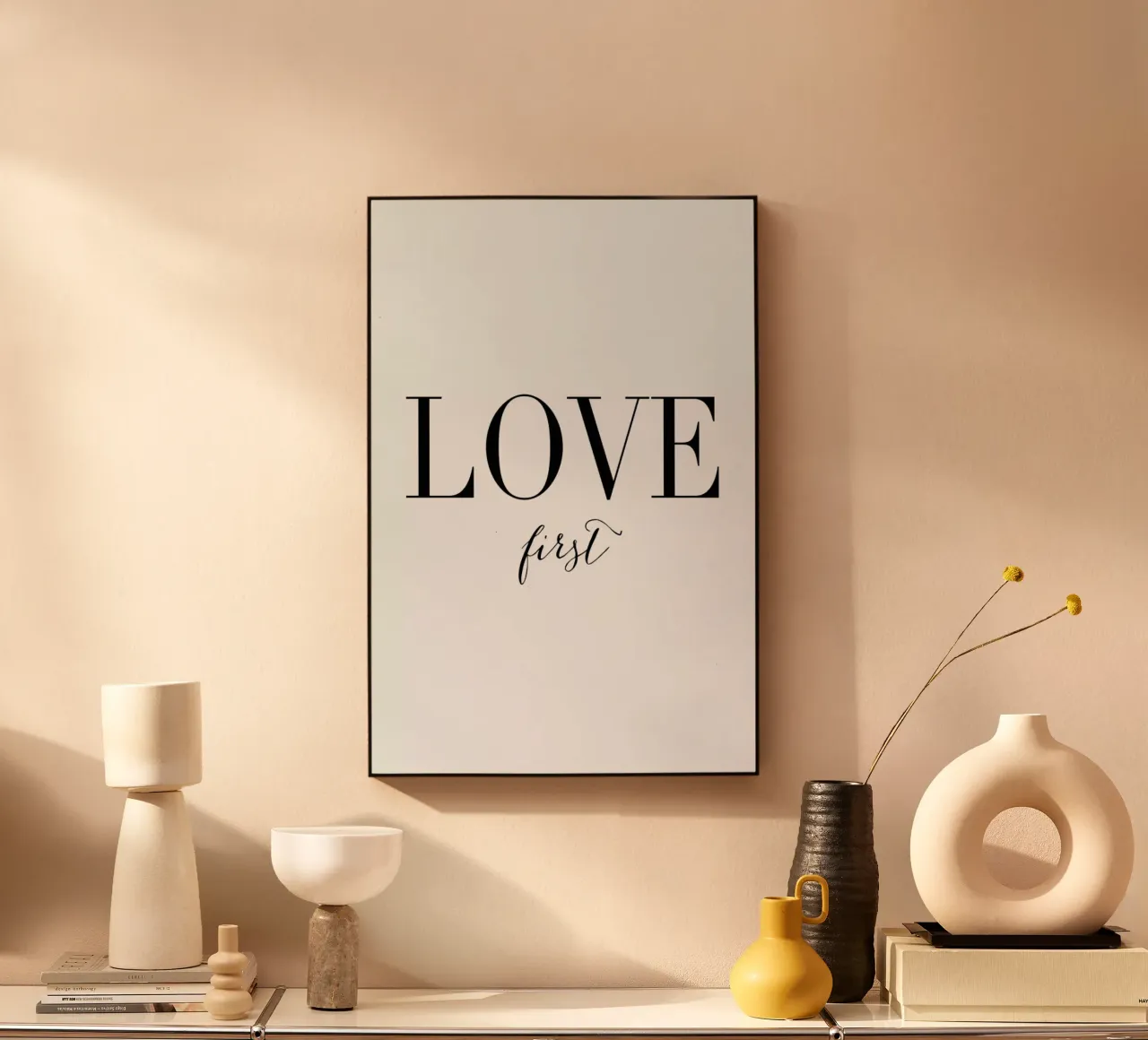 Love First plexiglass da Amy & Kurt