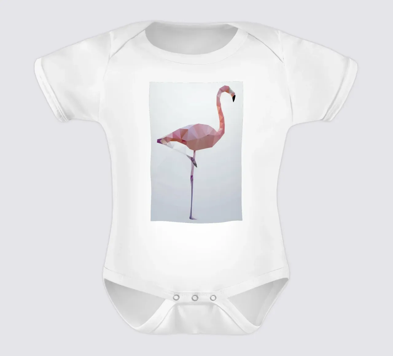 Flamingo body neonato maniche corte da Three Of The Possessed