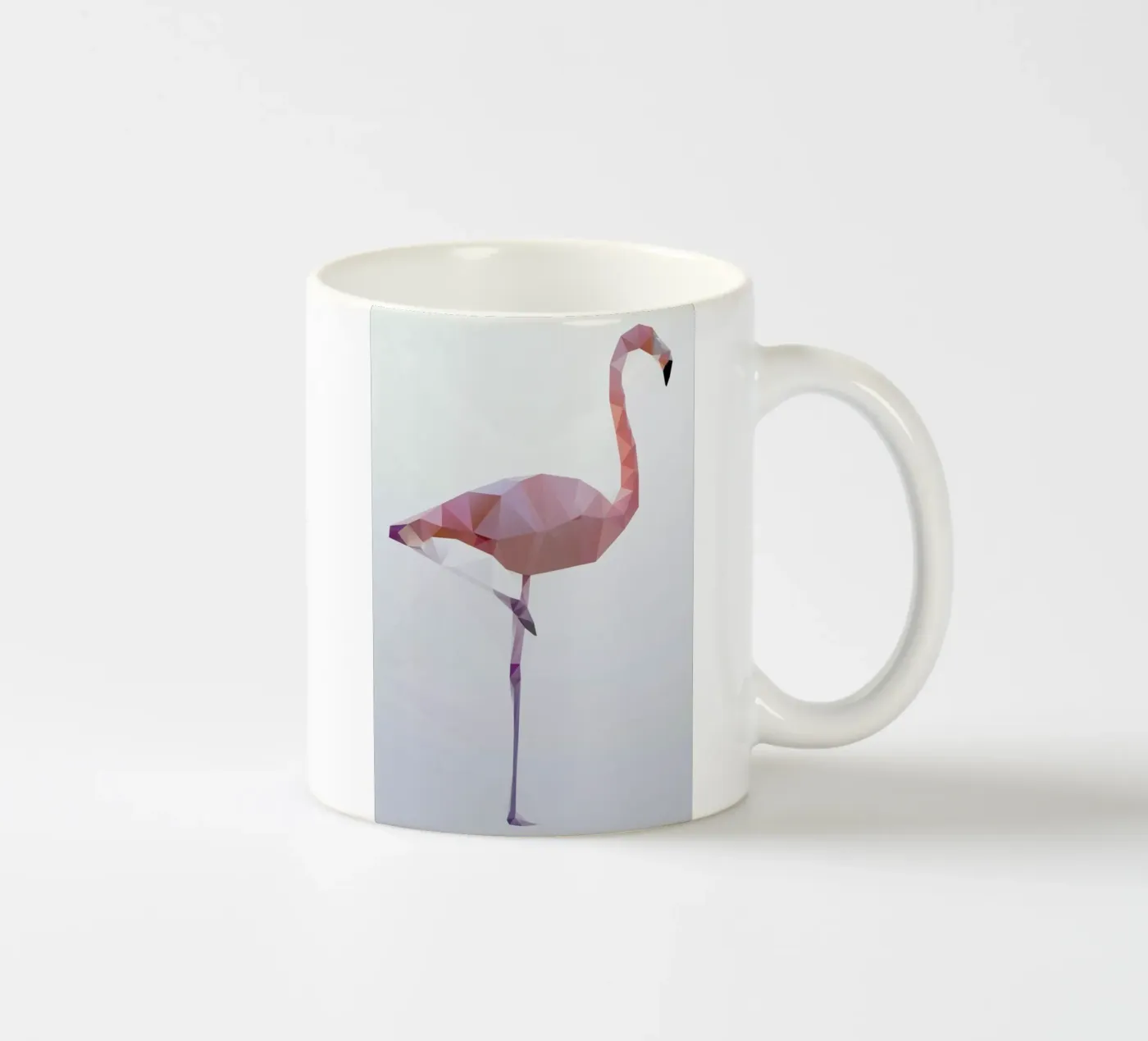 Flamingo ceramic mug by Three Of The Possessed