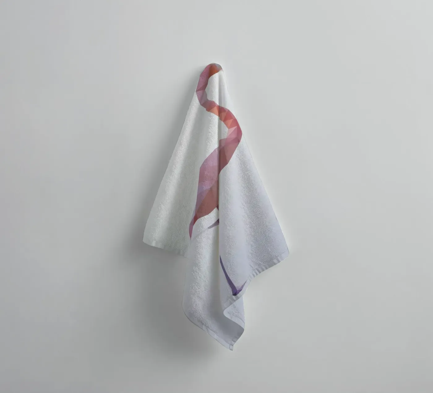 Flamingo towel by Three Of The Possessed