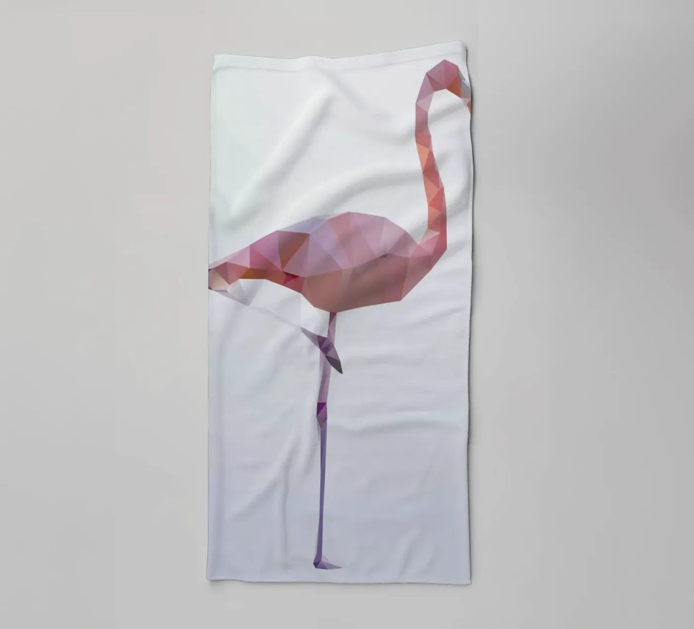 Flamingo towel by Three Of The Possessed