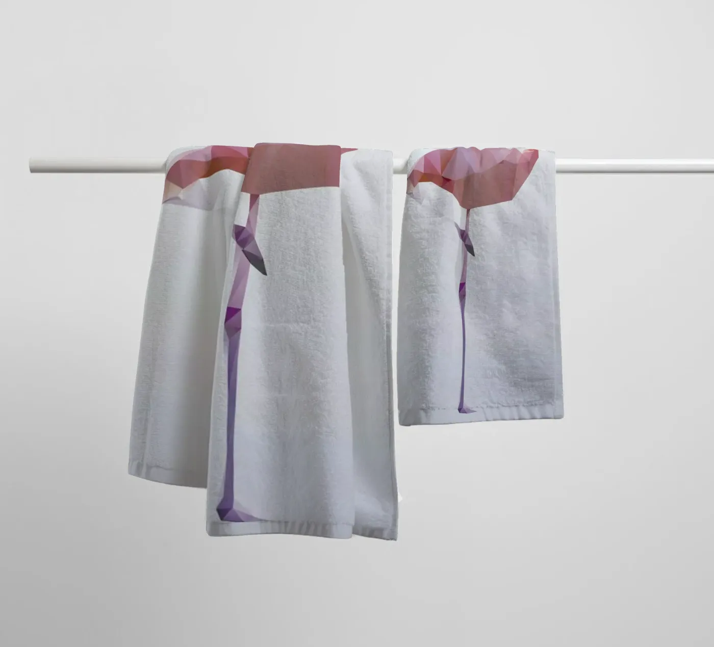 Flamingo towel by Three Of The Possessed