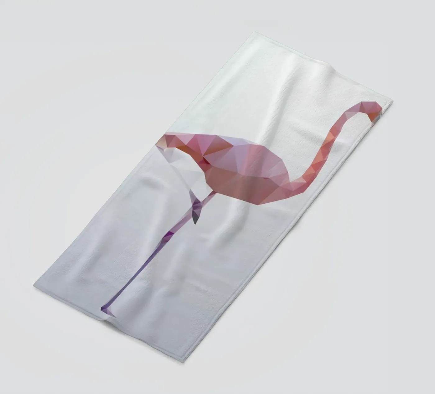 Flamingo strandhanddoek van Three Of The Possessed