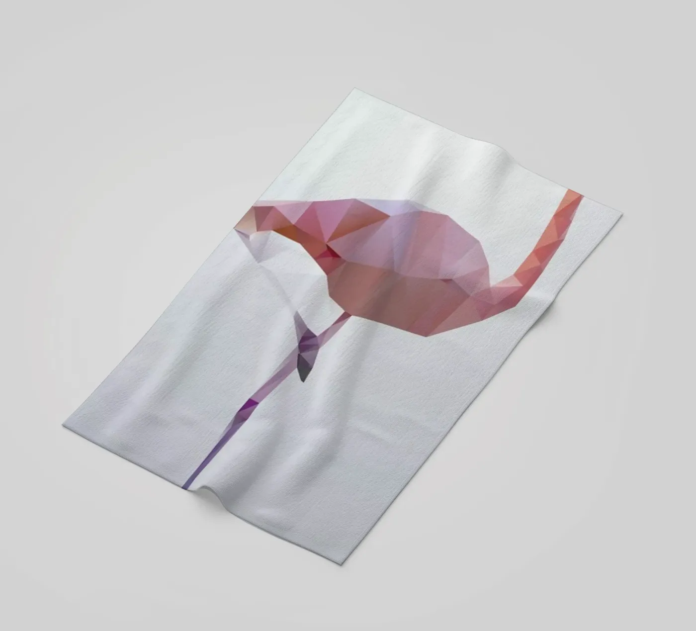 Flamingo strandhanddoek van Three Of The Possessed