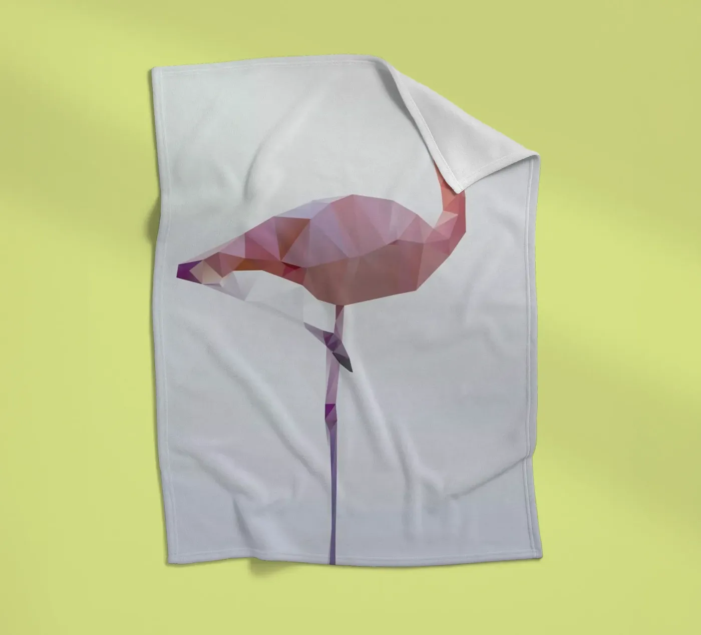 Flamingo Fleecedecke von Three Of The Possessed