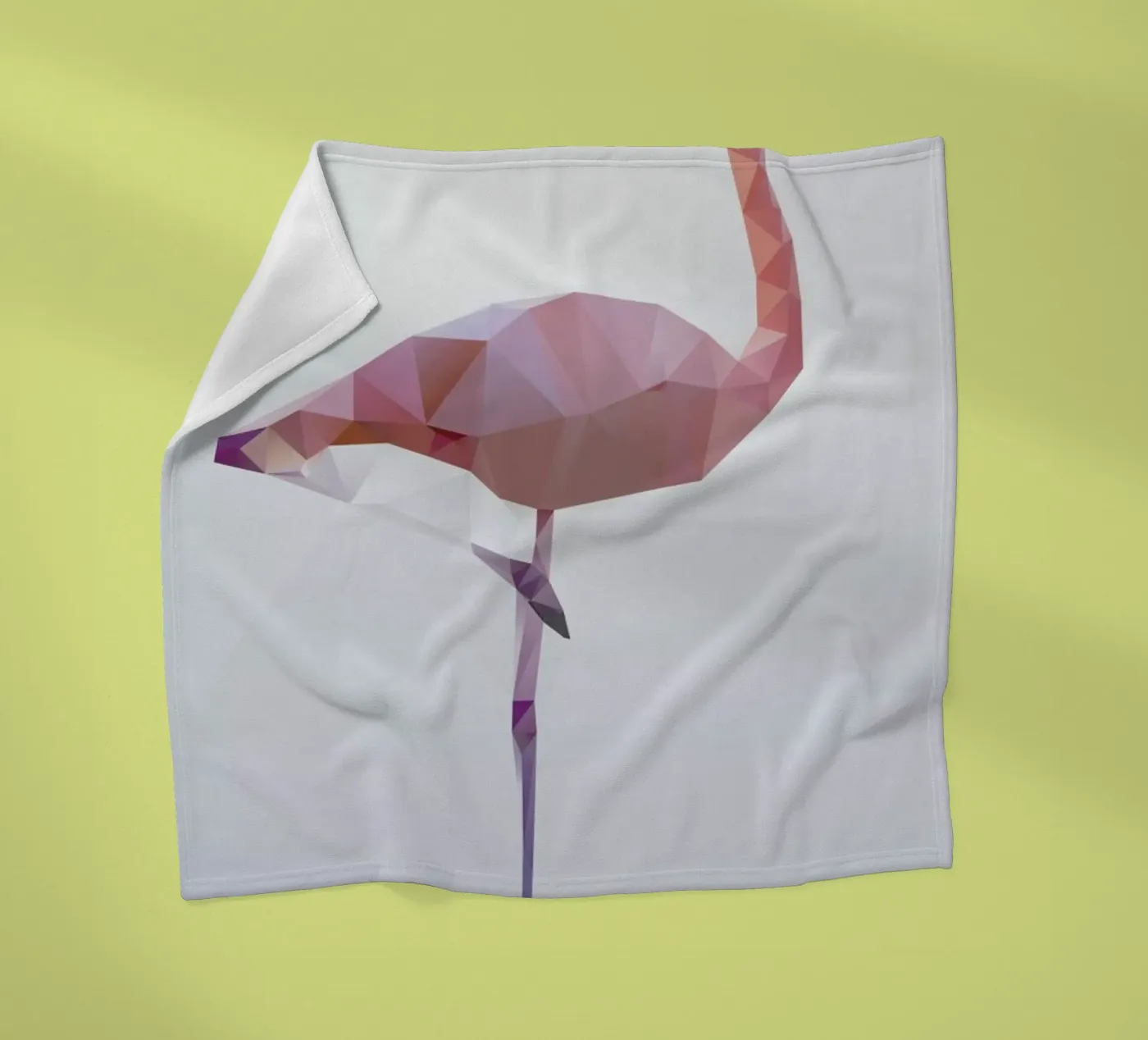 Flamingo Fleecedecke von Three Of The Possessed
