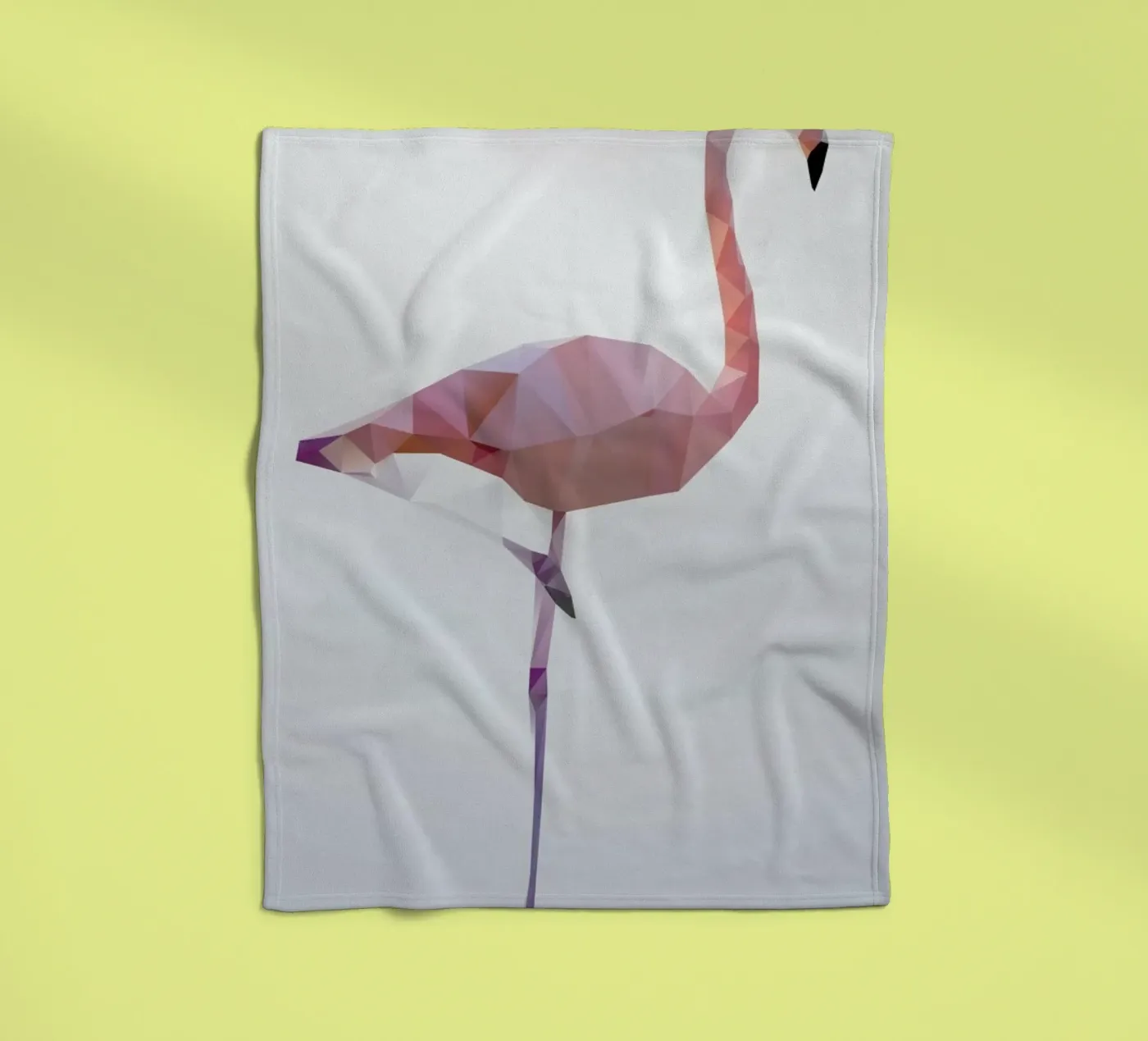 Flamingo fleecedeken van Three Of The Possessed